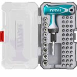 طقم مفك براغي بمقبض على شكل حرف T 47  قطعة توتال TACSD30476