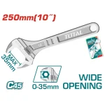 مفتاح فرنساوى 10″ 30 مم نيكل توتال THT1010103