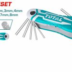 طقم الانكيه مسدس مطواة 8 قطع توتال THT1061826