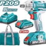 شنيور دريل بطارية توتال فك و ربط 20 فولت ليثيوم 1/2 ” TIWLI2001