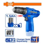 شنيور شحن 1 بطارية 12 فولت فك وربط وتخريم الموديل - WCDS510