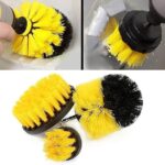 طقم فرش شنيور تلميع و تنظيف 3 قطع صفراء Y30