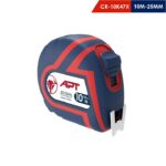 شريط قياس مستدير 10 متر 25 مم سلاح أبيض اتجاهين – موديل APT CR-10K47X