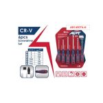 ⁦طقم مفكات 2 لون 6 قطعه يد كاوتش اي بي تي APT AH145074-6⁩ - الصورة ⁦3⁩
