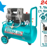 كمبروسر هواء 24 لتر 1 هيد 1.5 حصان توتال TCS1110242