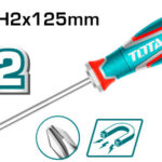 مفك صليبه  PH2 X 125 mm خدمه شاقه S2 توتال TSDPH2125