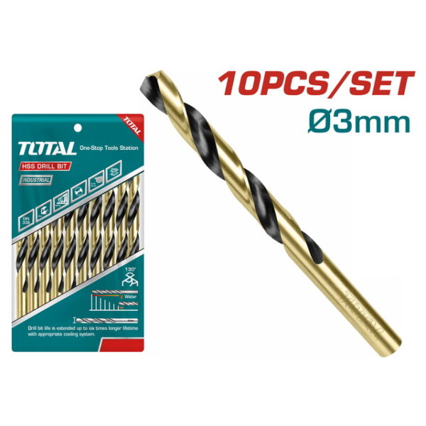 بنطه حدادي  3 ملي HSS توتال TAC100303