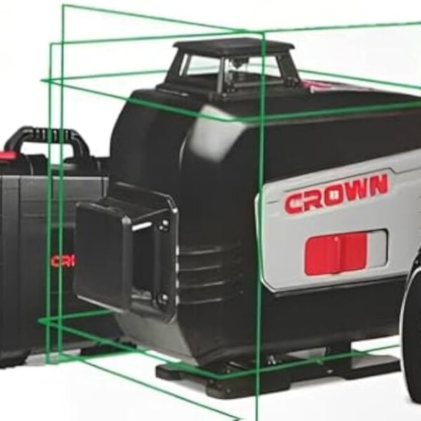 ميزان ليزر 16 خط اخضر 30 متر 2 بطاريه + ريموت CT44091 CROWN