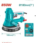 ماكينه صنفره حوائط 7 بوصه 850 واط توتال TDWS10508