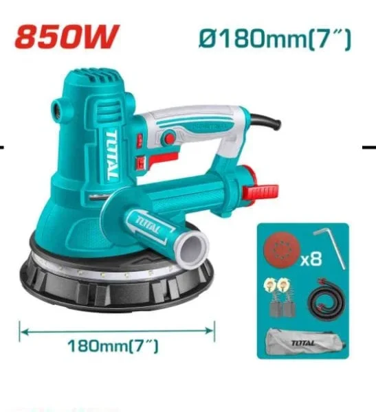 ماكينه صنفره حوائط 7 بوصه 850 واط توتال TDWS10508