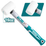 شاكوش دقماق مطاطي ابيض 450 جم توتال THT761636
