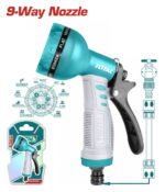 مسدس رش مياه بلاستيك 9 حركه توتال THWS010901