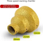 ⁦بنطه حفر و صنفره جرانيت و رخام للصاروخ 3 مستويات 20/35/50 مم  GTM10⁩ - الصورة ⁦4⁩