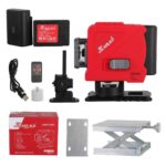 ميزان ليزر اخضر 12 خط 360 ْ 30 متر + 2 بطاريه ديجتال + شاحن SR-LL-1201 SARED