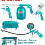 طقم اكسسورات هواء 5 قطع توتال TATK053