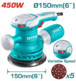 صنفره هزاز دائرية 450 وات توتال TF2061506