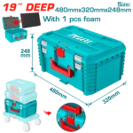 شنطه عده بلاستيك 19 بوصه عمق 248 مم توتال TPBXS103