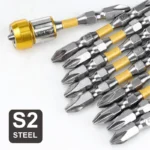 ⁦علبة لقم صليبه S2 صلب 10 قطعه + مغناطيس ABZ⁩ - الصورة ⁦2⁩