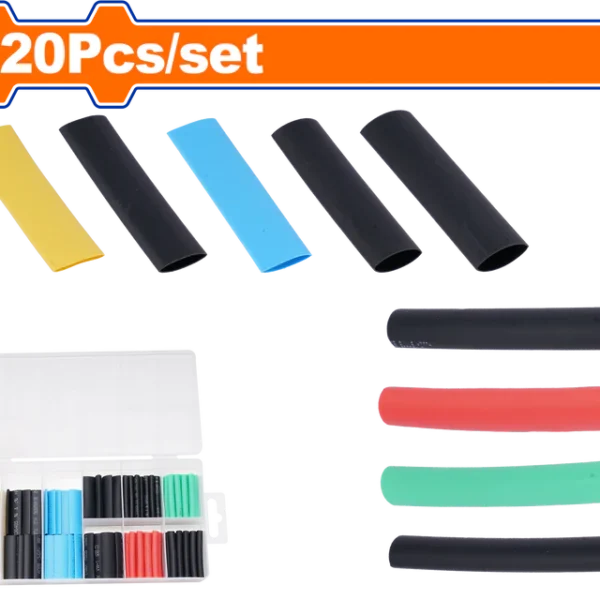 علبه شرنك حرارى 120 قطعه الوان مختلفه وادفو WUR1B01