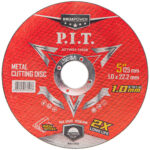 حجر قطعية حديد بسكوته 5 بوصة × 1.2 مم 10 قطع ACTW01-1250A P.I.T