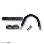 ⁦طقم وصله ملويه +سن مفك قصير 11 قطعه U366⁩ - الصورة ⁦2⁩