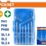 وادفو طقم مفكات الكترونيات عاده و صليبه 6 قطع WSS2B26