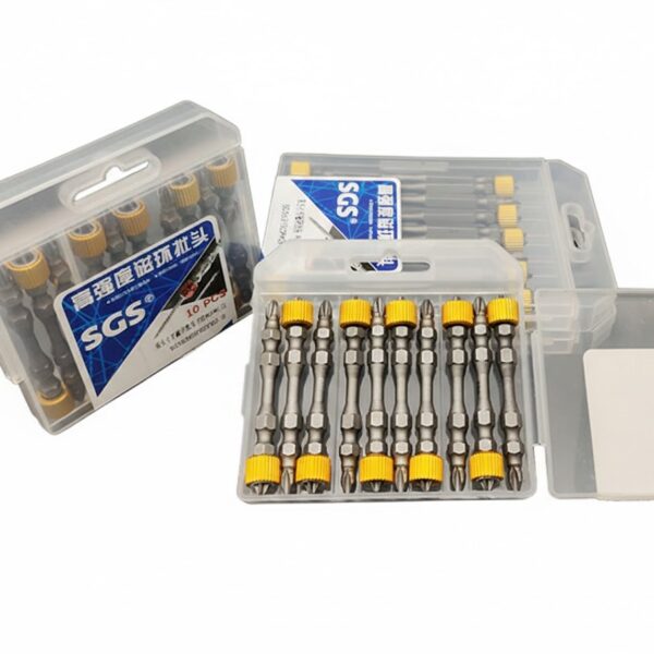 لقمه صليبه سن مفك صلب رأس مغناطيس اصفر  A174 PH2*6.5