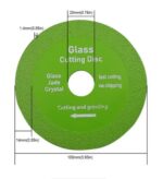 ⁦حجر قطعية زجاج ورخام 4.5 بوصه 115 ملي  GT115⁩ - الصورة ⁦3⁩