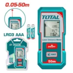 متر قياس مسافات و مساحة ليزر حتى 50 متر توتال تولز موديل TMT55016