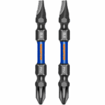 ⁦طقم لقم سن مفك عاده و صليبه تصادميه 2 قطعه 65 مم وادفو WSV3K63⁩ - الصورة ⁦2⁩
