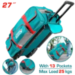 شنطه عده 27 بوصه حمولة 25 ك - 13 جيب بعجل جرار توتال تولز THRRTB2712