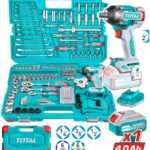 شنطه عده 172ق دريل 550 نيوتن 2 بطارية + شاحن توتال THKTHP41728